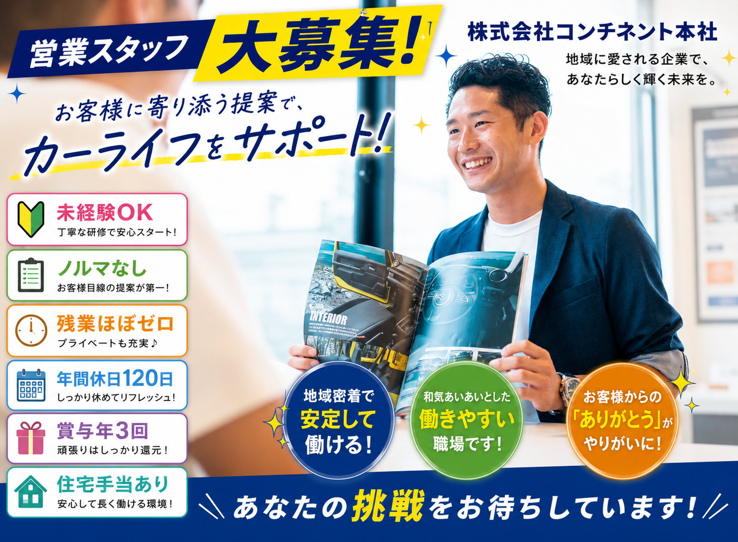 本社 営業スタッフ